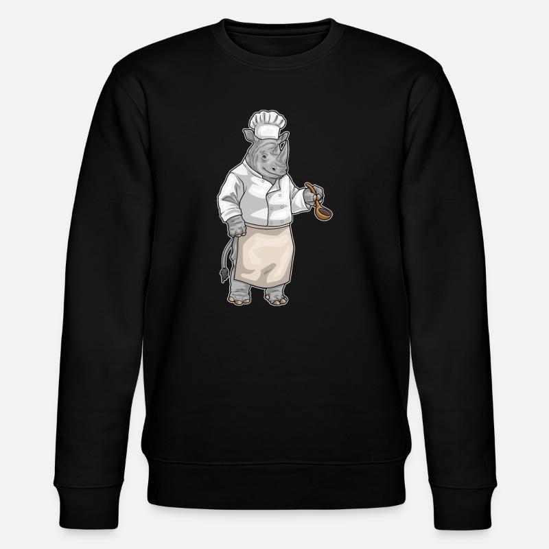 Rhinocéros Cuisson Cuisson Cuiller Cuisson - Sweat bio CHANGER Stanley/Stella Unisexe - noir
