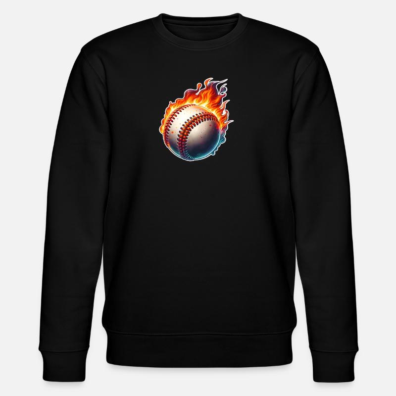 Baseball - Stanley/Stella Unisex Bio-Sweatshirt CHANGER  - Schwarz