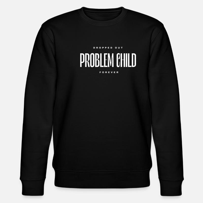 Problem: Child dropped out - Stanley/Stella CHANGER Unisex Organic Sweatshirt - black