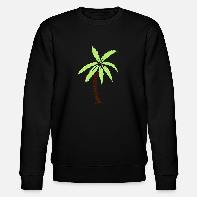 Palme - Sommer - Strand - Stanley/Stella Unisex Bio-Sweatshirt CHANGER  - Schwarz