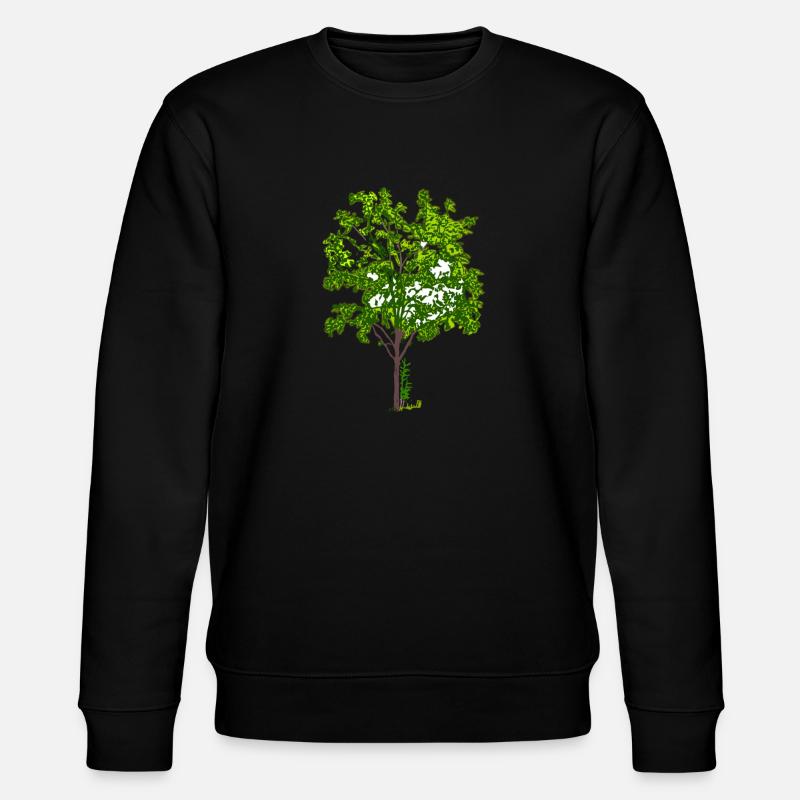 Baum - Stanley/Stella Unisex Bio-Sweatshirt CHANGER  - Schwarz