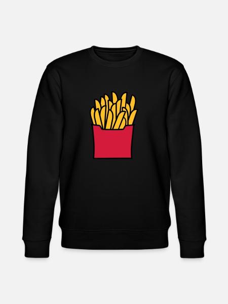 Fries - Stanley/Stella CHANGER Unisex Organic Sweatshirt - black