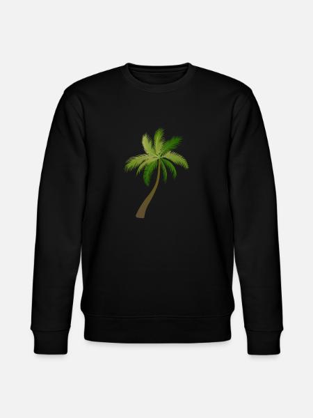 palm tree palm palms - Stanley/Stella CHANGER Unisex Organic Sweatshirt - black