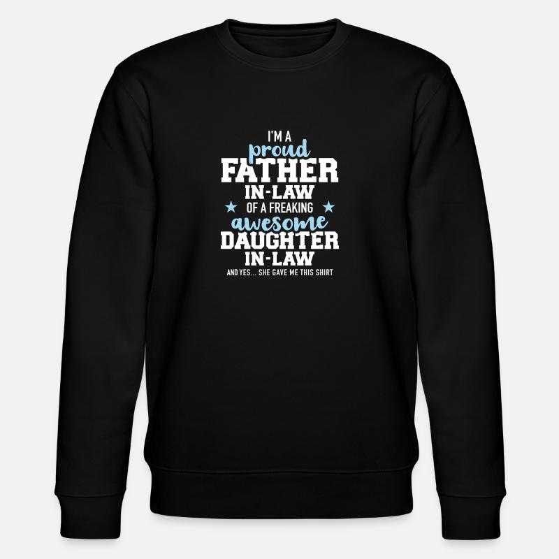 Schwiegervater - Stanley/Stella Unisex Bio-Sweatshirt CHANGER  - Schwarz