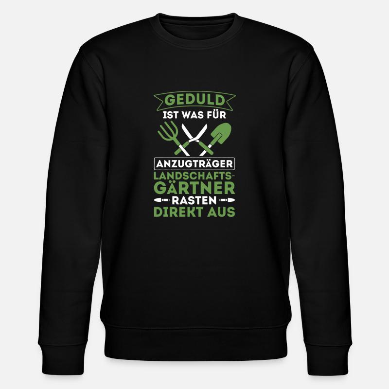 Galabau Gärtner - Stanley/Stella Unisex Bio-Sweatshirt CHANGER  - Schwarz