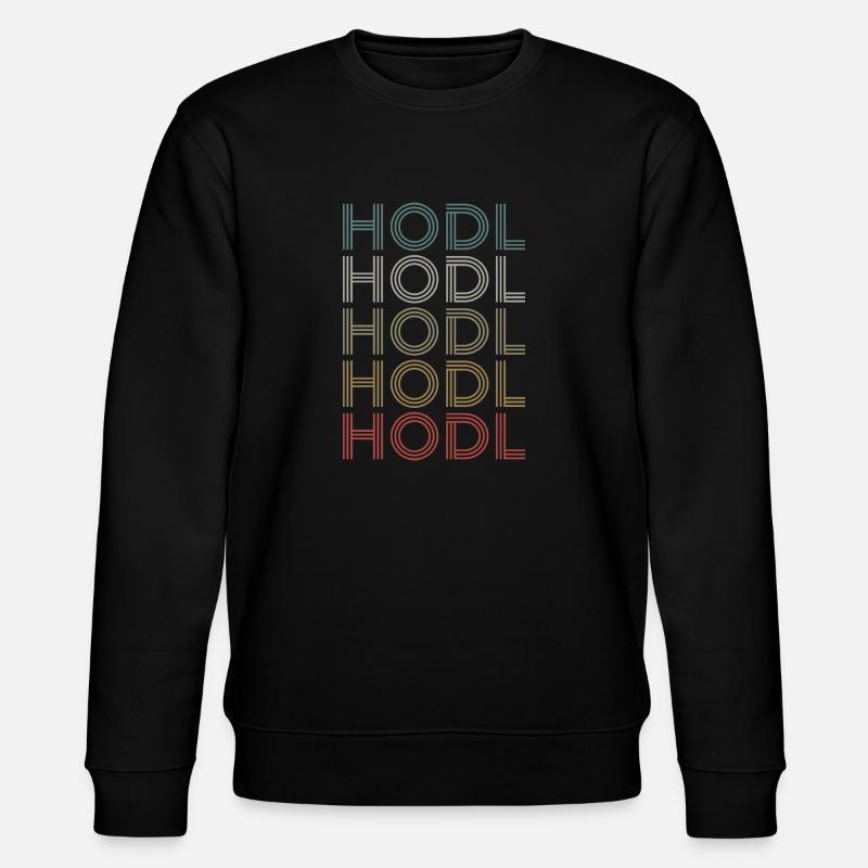 HODL - Stanley/Stella Unisex Bio-Sweatshirt CHANGER  - Schwarz
