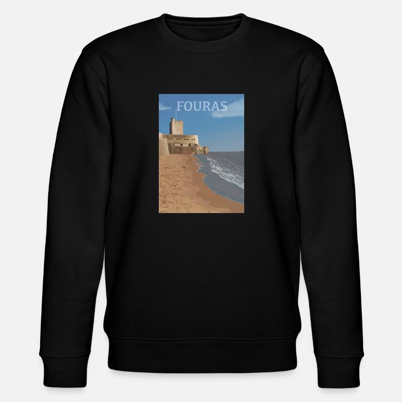 Fouras, Frankreich - Stanley/Stella Unisex Bio-Sweatshirt CHANGER  - Schwarz