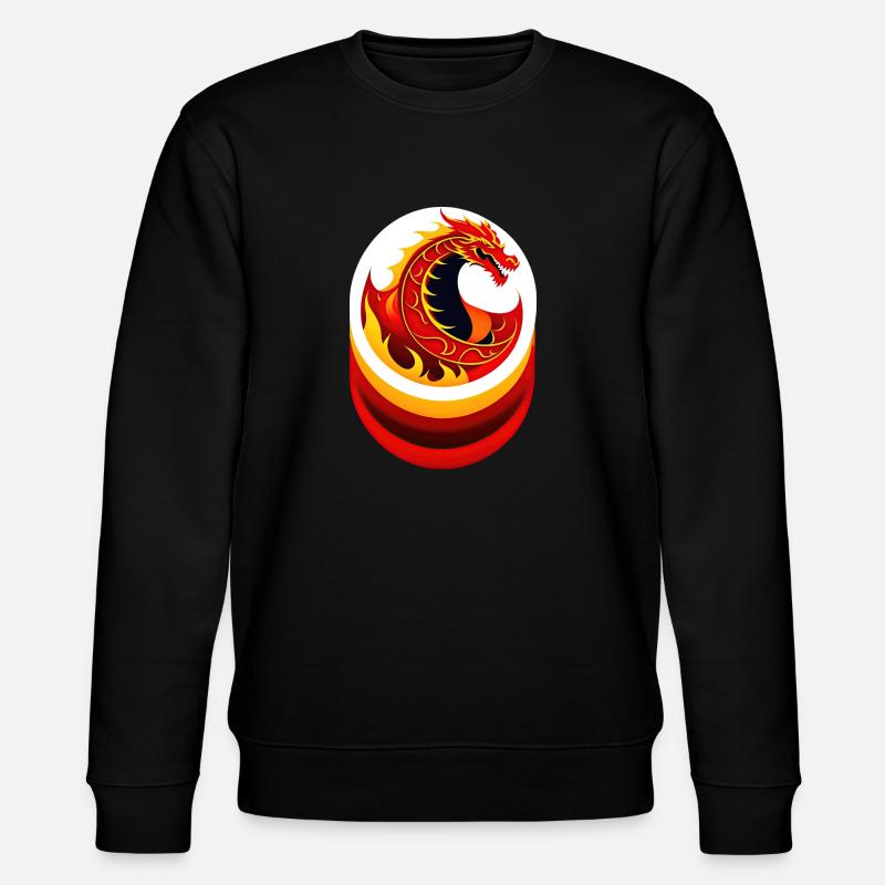 Dragon de feu - Sweat bio CHANGER Stanley/Stella Unisexe - noir