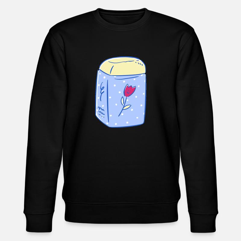 pot senteur fleur. - Sweat bio CHANGER Stanley/Stella Unisexe - noir