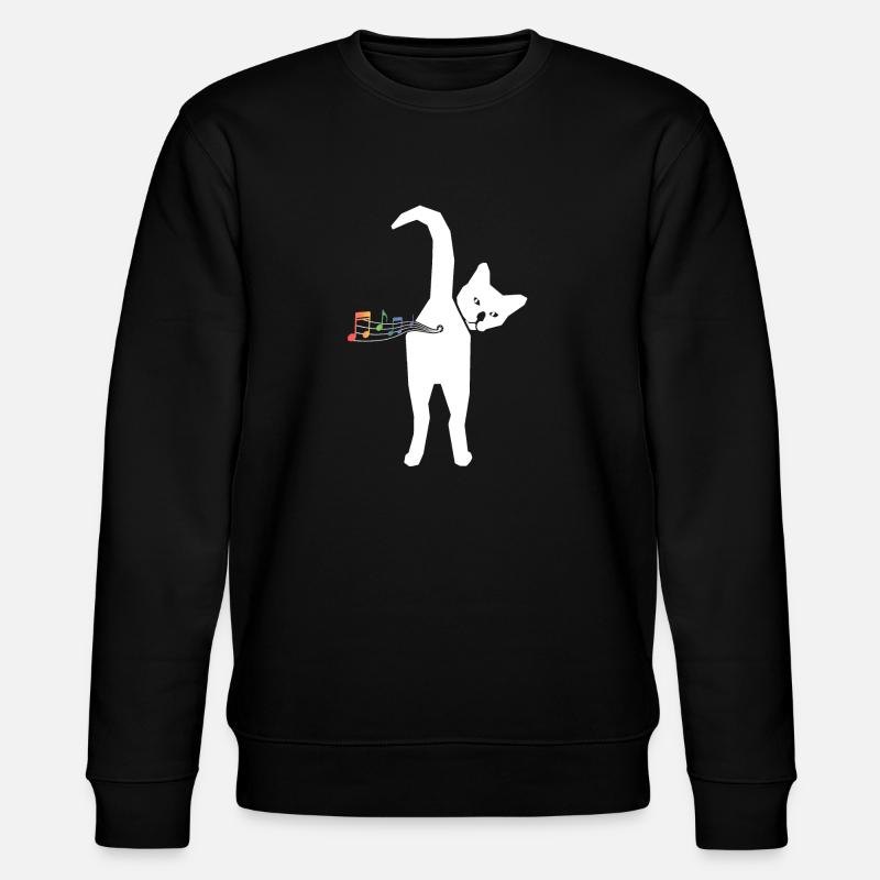 Chat - Sweat bio CHANGER Stanley/Stella Unisexe - noir