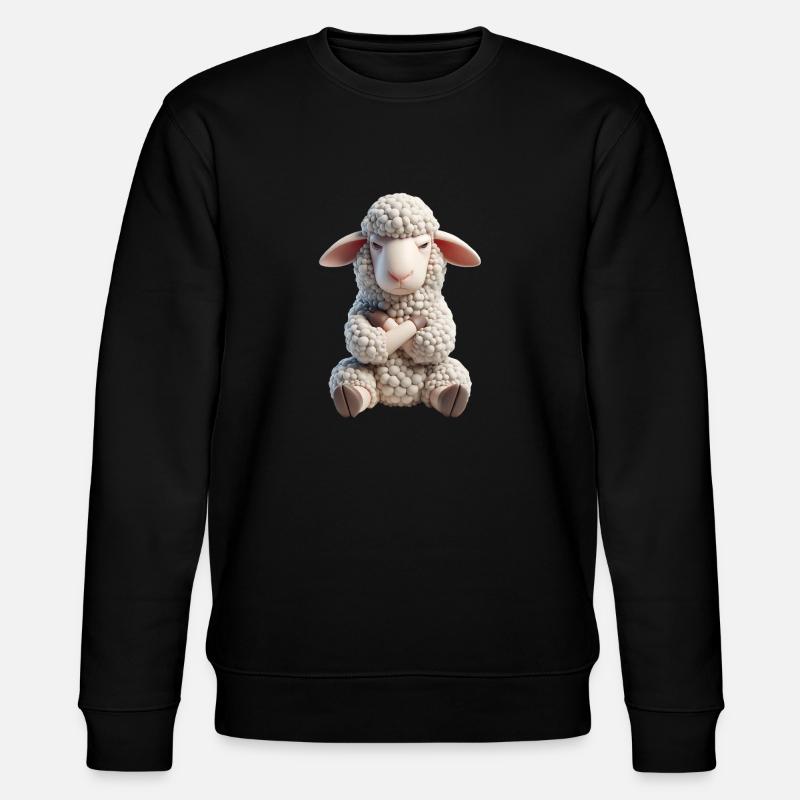 Mouton Grim 1 - Sweat bio CHANGER Stanley/Stella Unisexe - noir