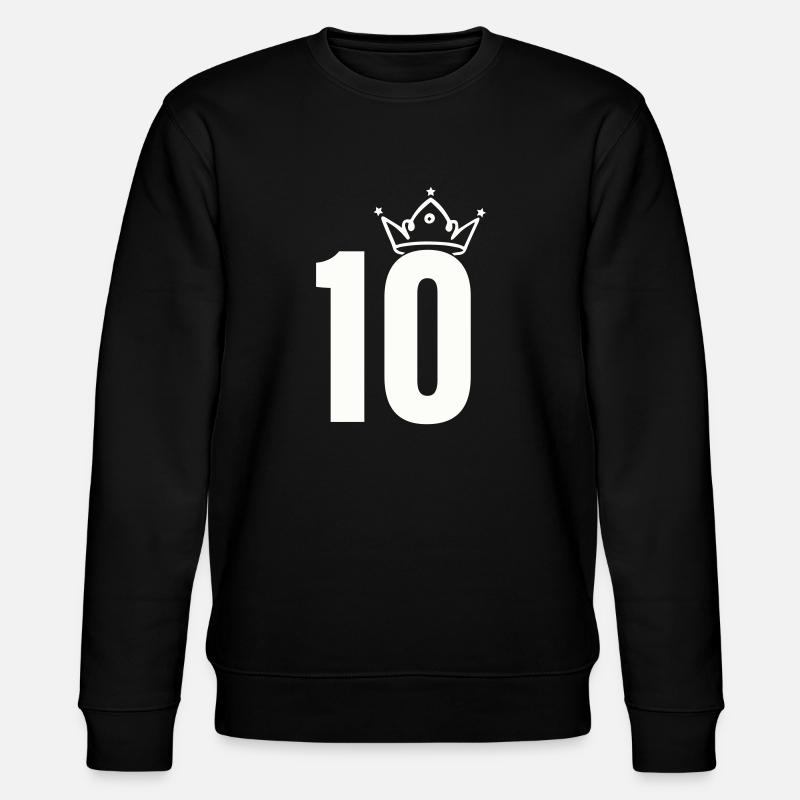10 Couronnes - Sweat bio CHANGER Stanley/Stella Unisexe - noir