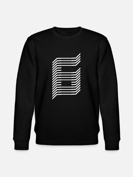 Numéro unique 6 Blanc - Sweat bio CHANGER Stanley/Stella Unisexe - noir