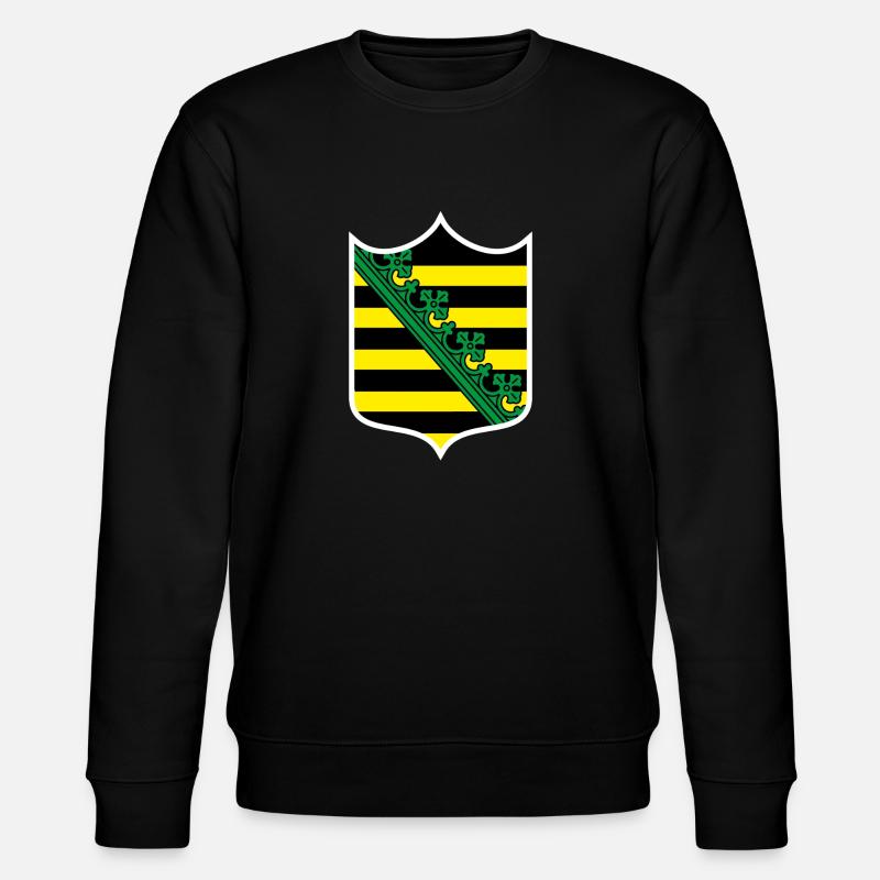 Sachsen - Stanley/Stella Unisex Bio-Sweatshirt CHANGER  - Schwarz