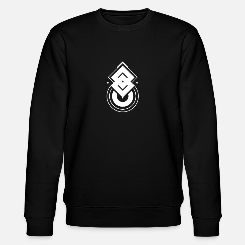 Abstract symbol - Stanley/Stella CHANGER Unisex Organic Sweatshirt - black
