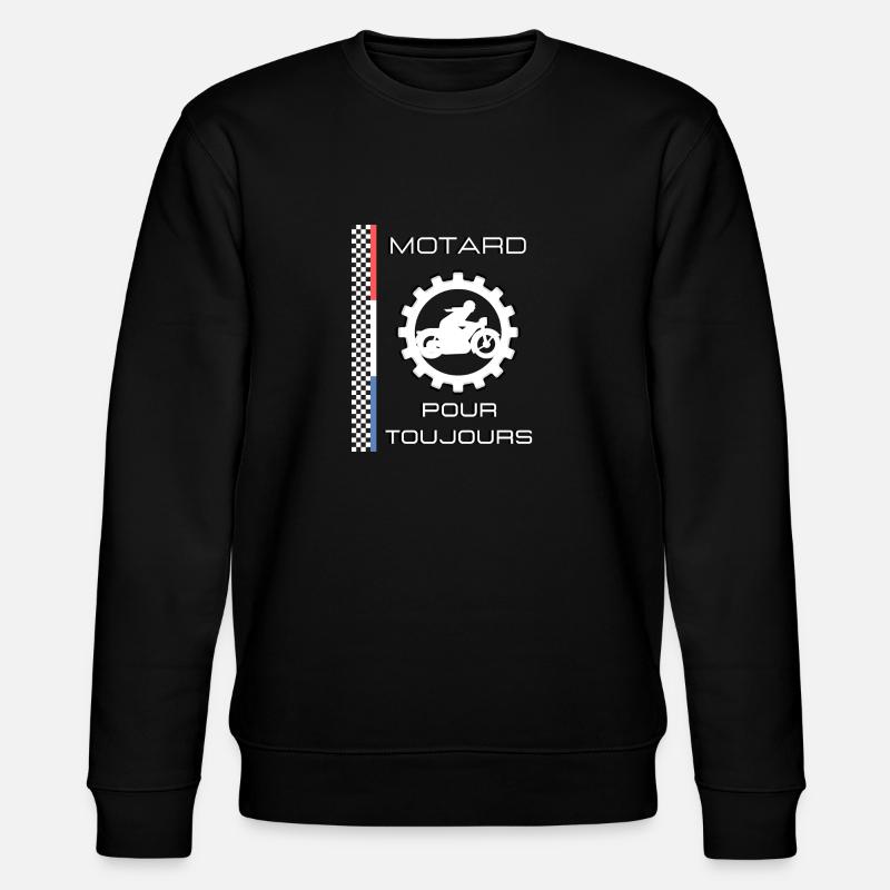 Top Motorcycle - Stanley/Stella CHANGER Unisex Organic Sweatshirt - black