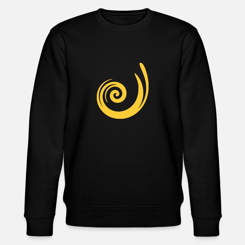 yellow pattern yellow gift idea - Stanley/Stella CHANGER Unisex Organic Sweatshirt - black