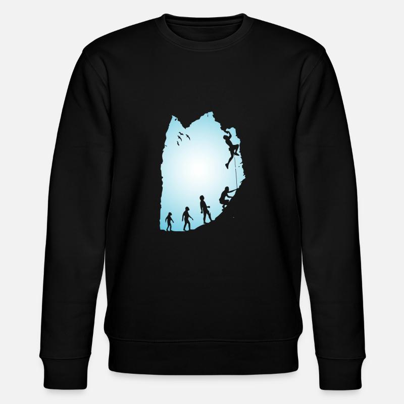 Climbing - Stanley/Stella CHANGER Unisex Organic Sweatshirt - black