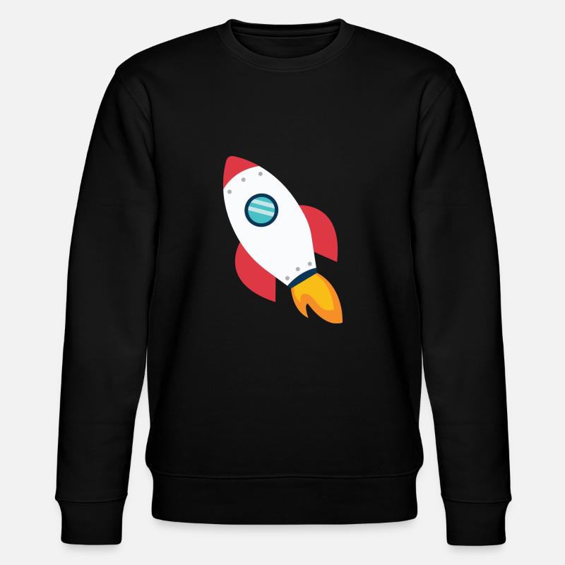 Rakete - Stanley/Stella Unisex Bio-Sweatshirt CHANGER  - Schwarz