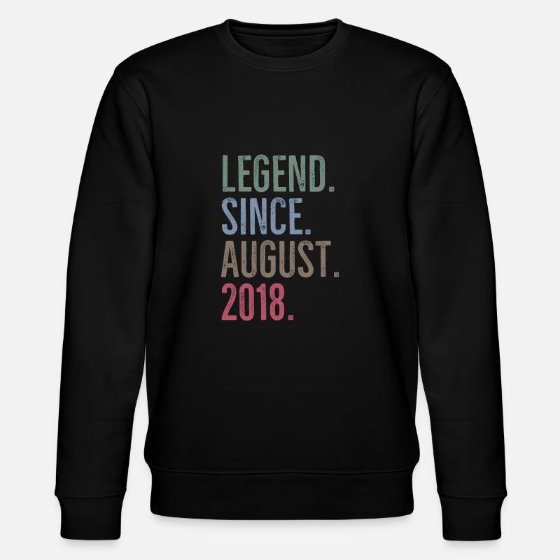 Legende seit August 2018 - Stanley/Stella Unisex Bio-Sweatshirt CHANGER  - Schwarz