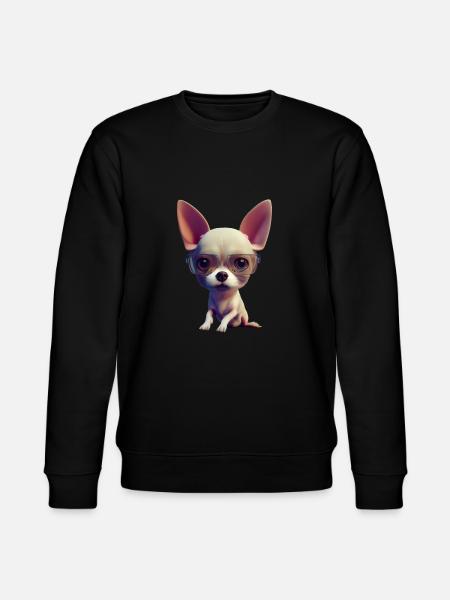 Chihuahua Hund - Chihuahua - Stanley/Stella Unisex Bio-Sweatshirt CHANGER - Schwarz