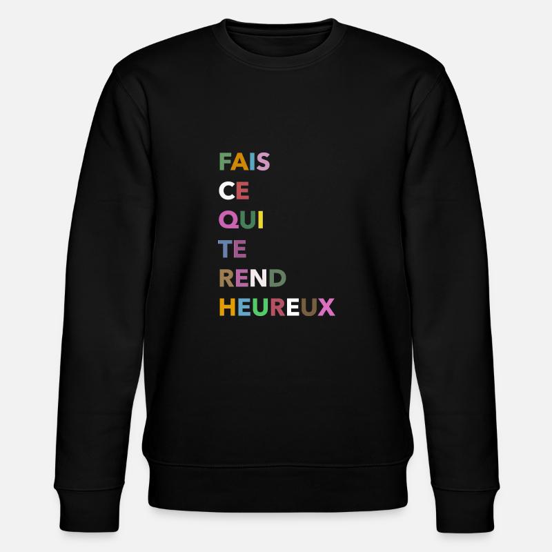 Positive attitude bis - Sweat bio CHANGER Stanley/Stella Unisexe - noir