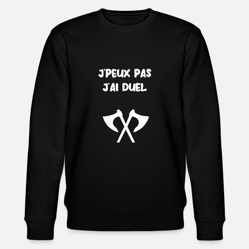 J’peux pas j’ai duel - Sweat bio CHANGER Stanley/Stella Unisexe - noir