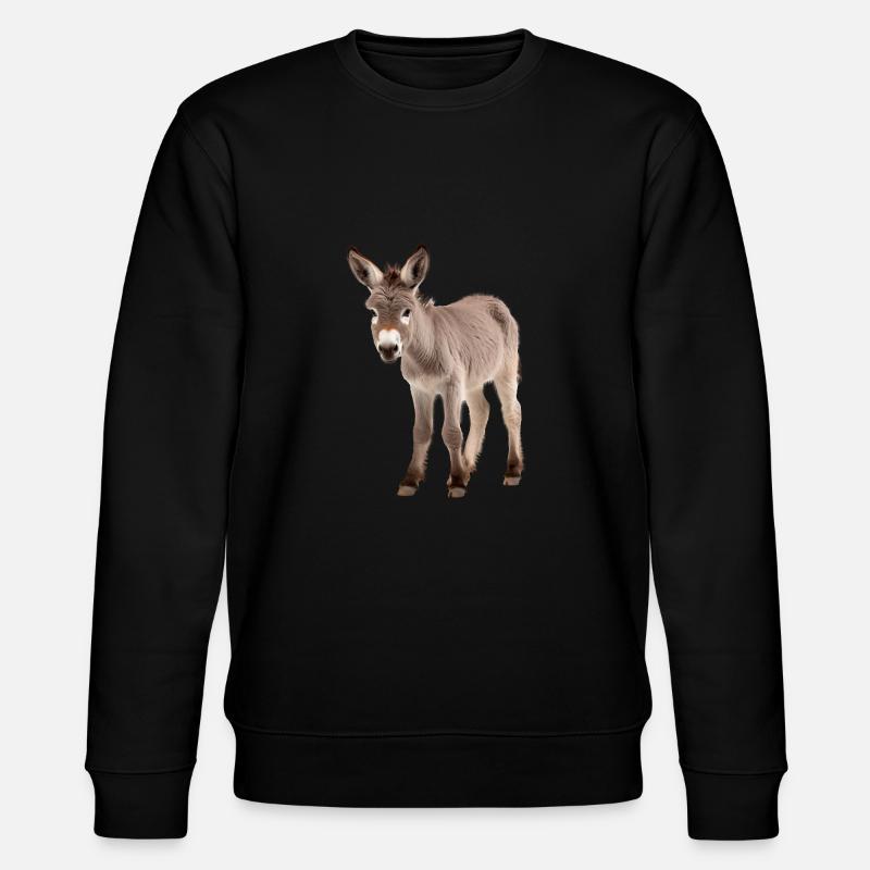 Bébé âne Esel - Sweat bio CHANGER Stanley/Stella Unisexe - noir