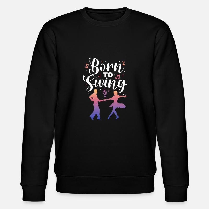 Born to swing - Stanley/Stella Unisex Bio-Sweatshirt CHANGER - Schwarz