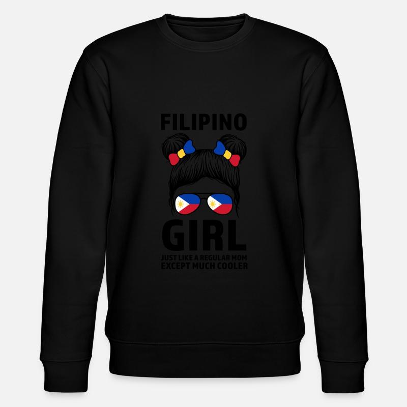 Philippinisch Filipino Philippinisches Geschenk - Stanley/Stella Unisex Bio-Sweatshirt CHANGER  - Schwarz