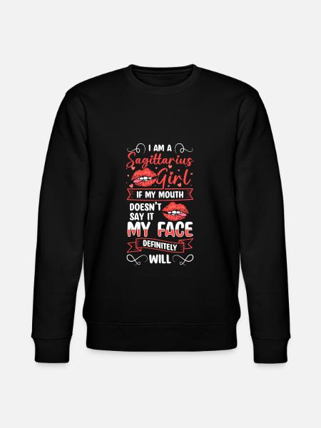 Sagittarius Star Constellation - Stanley/Stella CHANGER Unisex Organic Sweatshirt - black