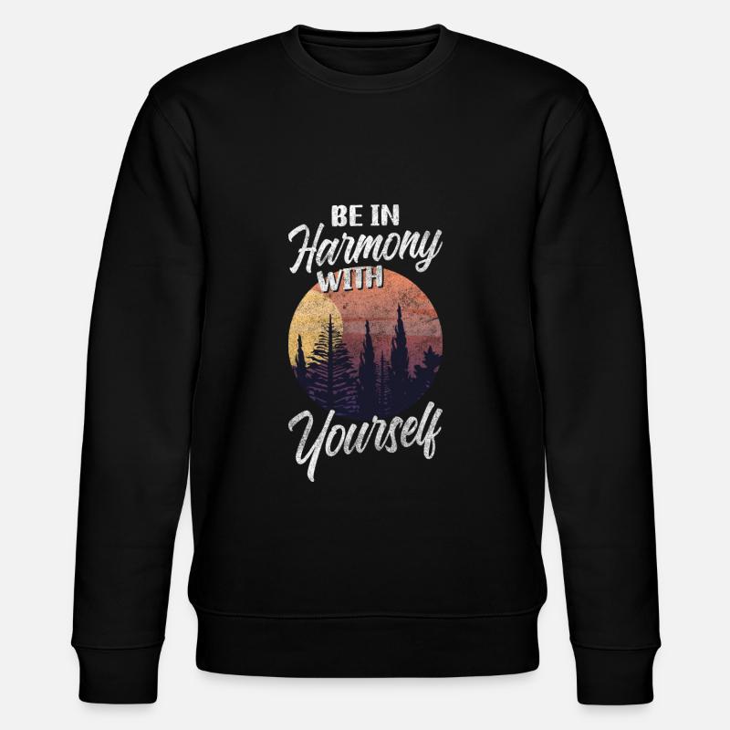 Trees Planet - Stanley/Stella CHANGER Unisex Organic Sweatshirt - black