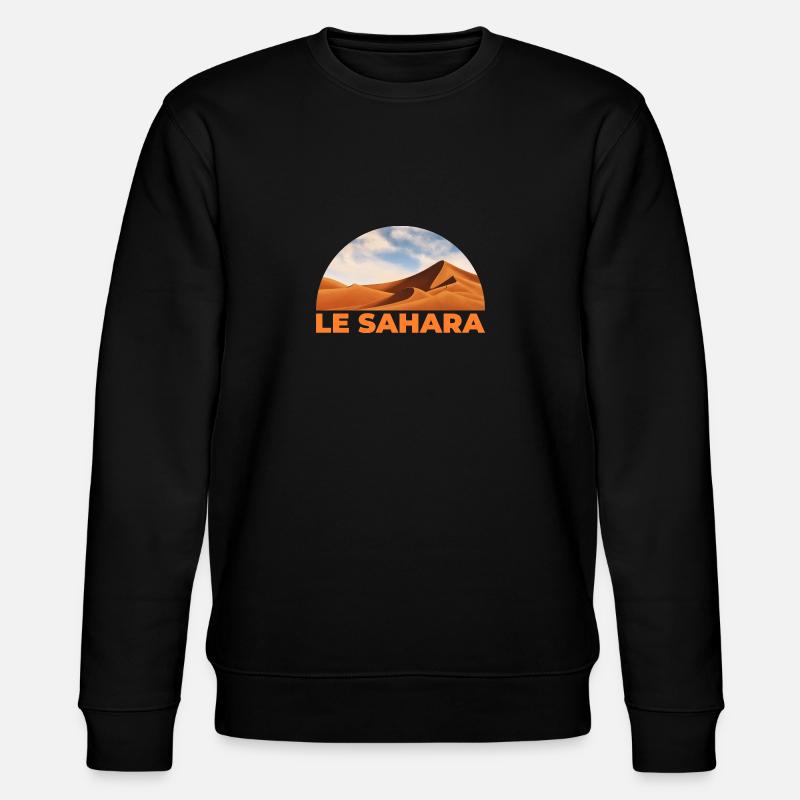 Le Sahara - Sweat bio CHANGER Stanley/Stella Unisexe - noir