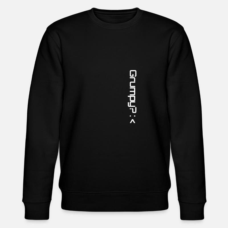 Grincheux 1 blanc - Sweat bio CHANGER Stanley/Stella Unisexe - noir