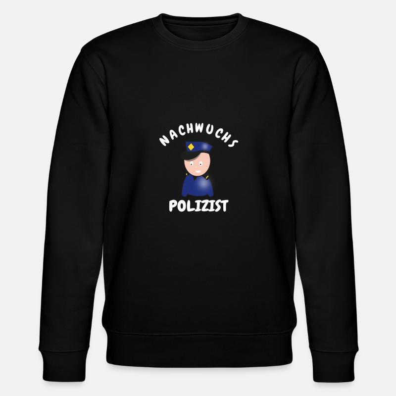 Nachwuchs Polizist - Stanley/Stella Unisex Bio-Sweatshirt CHANGER - Schwarz