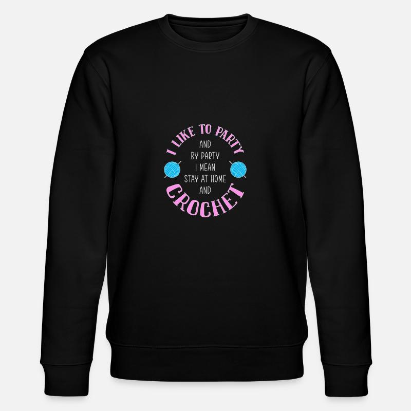 Häkeln - Stanley/Stella Unisex Bio-Sweatshirt CHANGER  - Schwarz