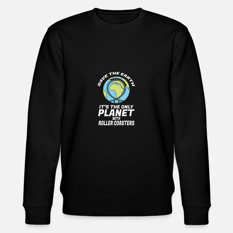 Parc d’attractions Roller Coaster - Sweat bio CHANGER Stanley/Stella Unisexe - noir