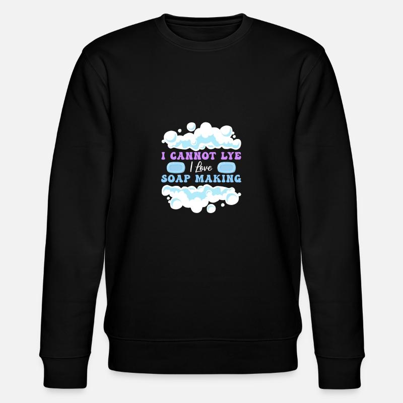 Soap Making Handmade soap - Stanley/Stella CHANGER Unisex Organic Sweatshirt - black