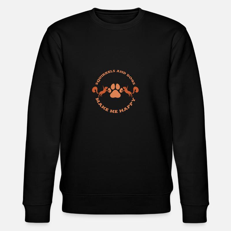 Squirrel - Stanley/Stella CHANGER Unisex Organic Sweatshirt - black