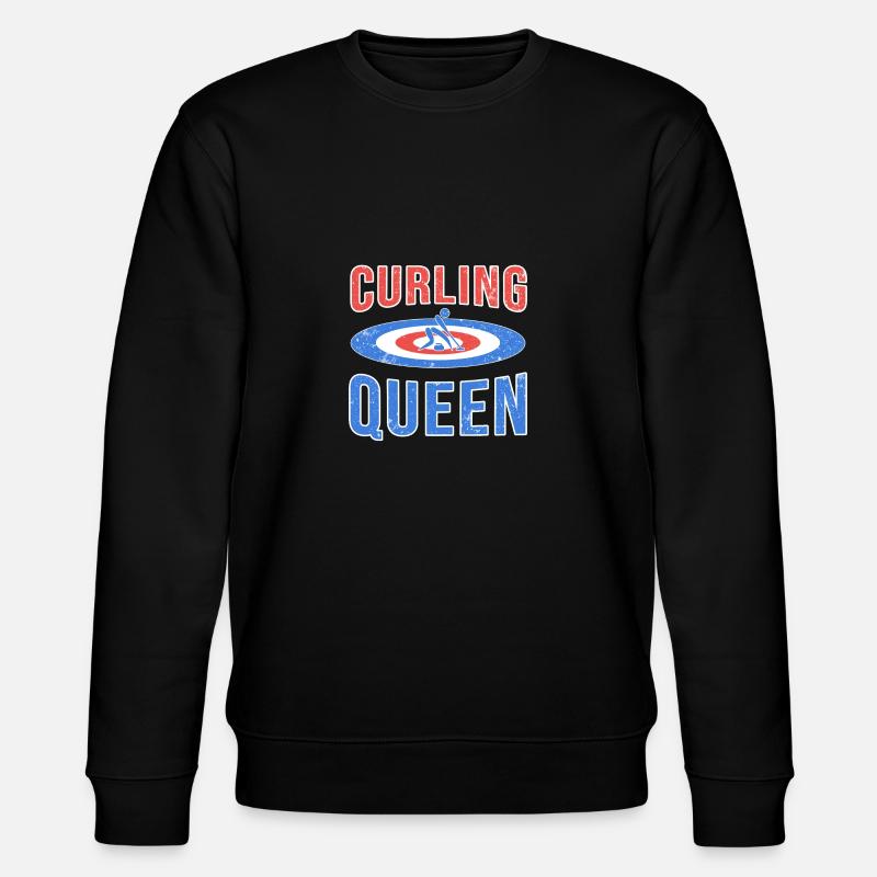Curling - Stanley/Stella Unisex Bio-Sweatshirt CHANGER  - Schwarz