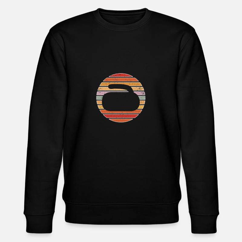 Curling - Stanley/Stella Unisex Bio-Sweatshirt CHANGER  - Schwarz