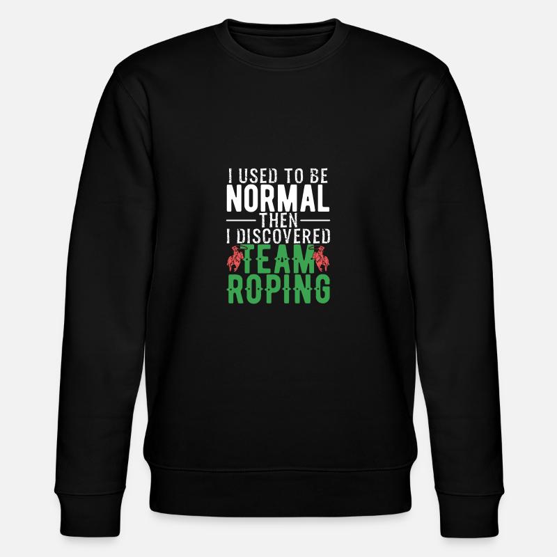 Team Roping - Stanley/Stella Unisex Bio-Sweatshirt CHANGER  - Schwarz