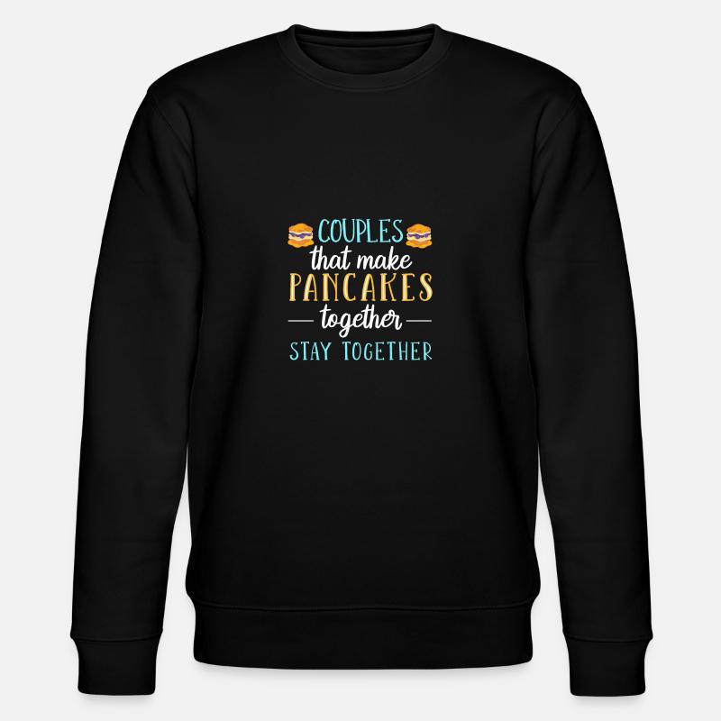Pfannkuchen - Stanley/Stella Unisex Bio-Sweatshirt CHANGER  - Schwarz