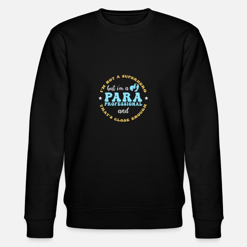 Paraprofessionnel - Sweat bio CHANGER Stanley/Stella Unisexe - noir