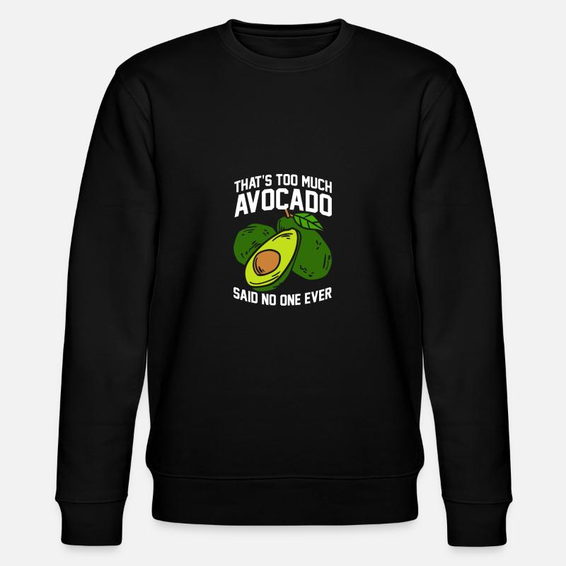 Avocado - Stanley/Stella Unisex Bio-Sweatshirt CHANGER  - Schwarz