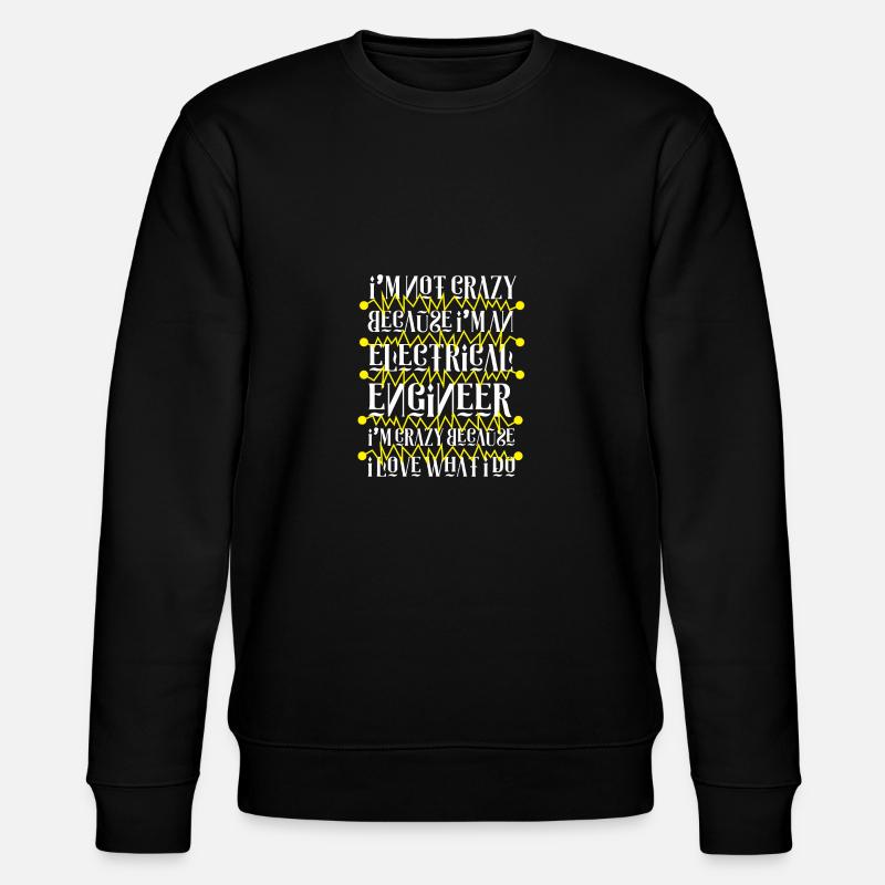 Elektriker - Stanley/Stella Unisex Bio-Sweatshirt CHANGER  - Schwarz