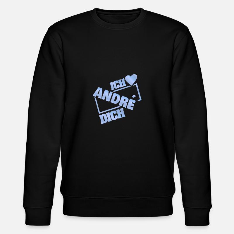 Liebe André - Stanley/Stella Unisex Bio-Sweatshirt CHANGER  - Schwarz