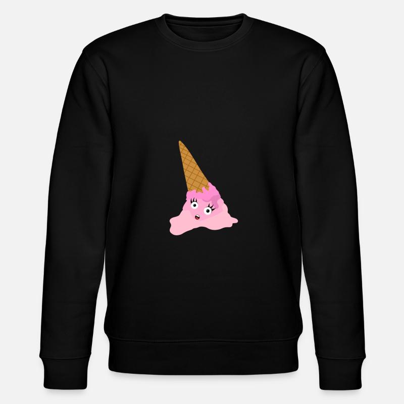 Geschmolzenes Eis - Stanley/Stella Unisex Bio-Sweatshirt CHANGER  - Schwarz