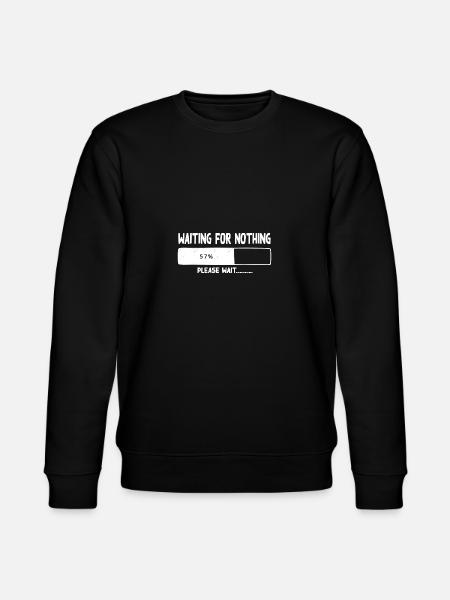 Waiting for nothing - Stanley/Stella Unisex Bio-Sweatshirt CHANGER - Schwarz
