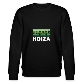 Holzfäller Forstwirt Waldarbeiter - Stanley/Stella Unisex Bio-Sweatshirt CHANGER  - Schwarz - Vorne - Nik (191cm) & Marisol (170cm)
